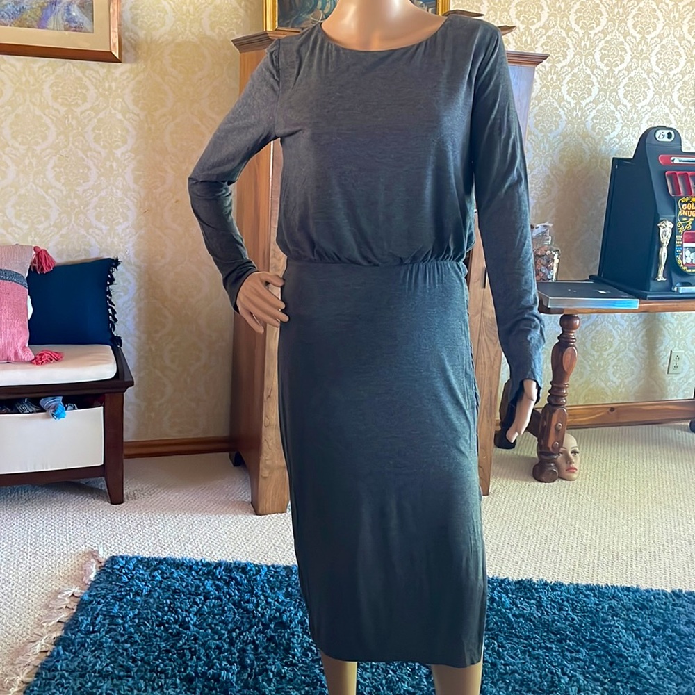 Adeline Rae grey knit dress